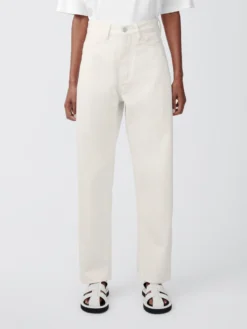 Studio Nicholson Ruthe Denim Pant In Parchment 11 Studio Nicholson Ruthe Denim Pant In Parchment -Studio Nicholson RUTHEDENIMPANTPARCHMENT3 scaled