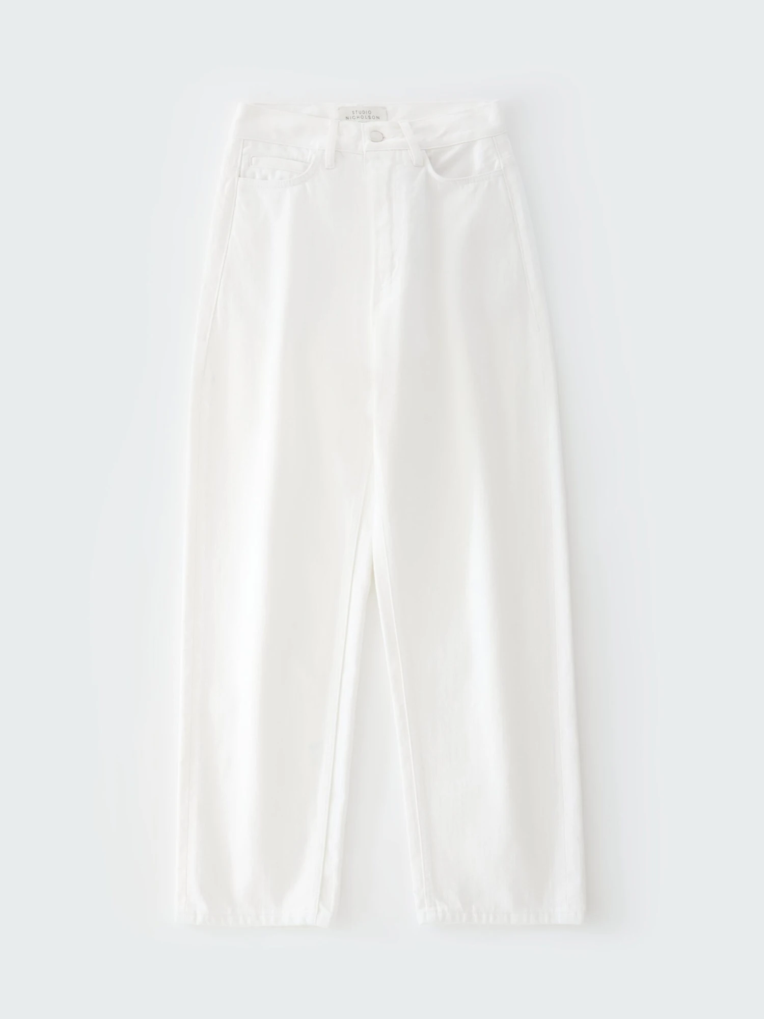 Studio Nicholson Ruthe Denim Pant In Parchment 7 Studio Nicholson Ruthe Denim Pant In Parchment - Image 7