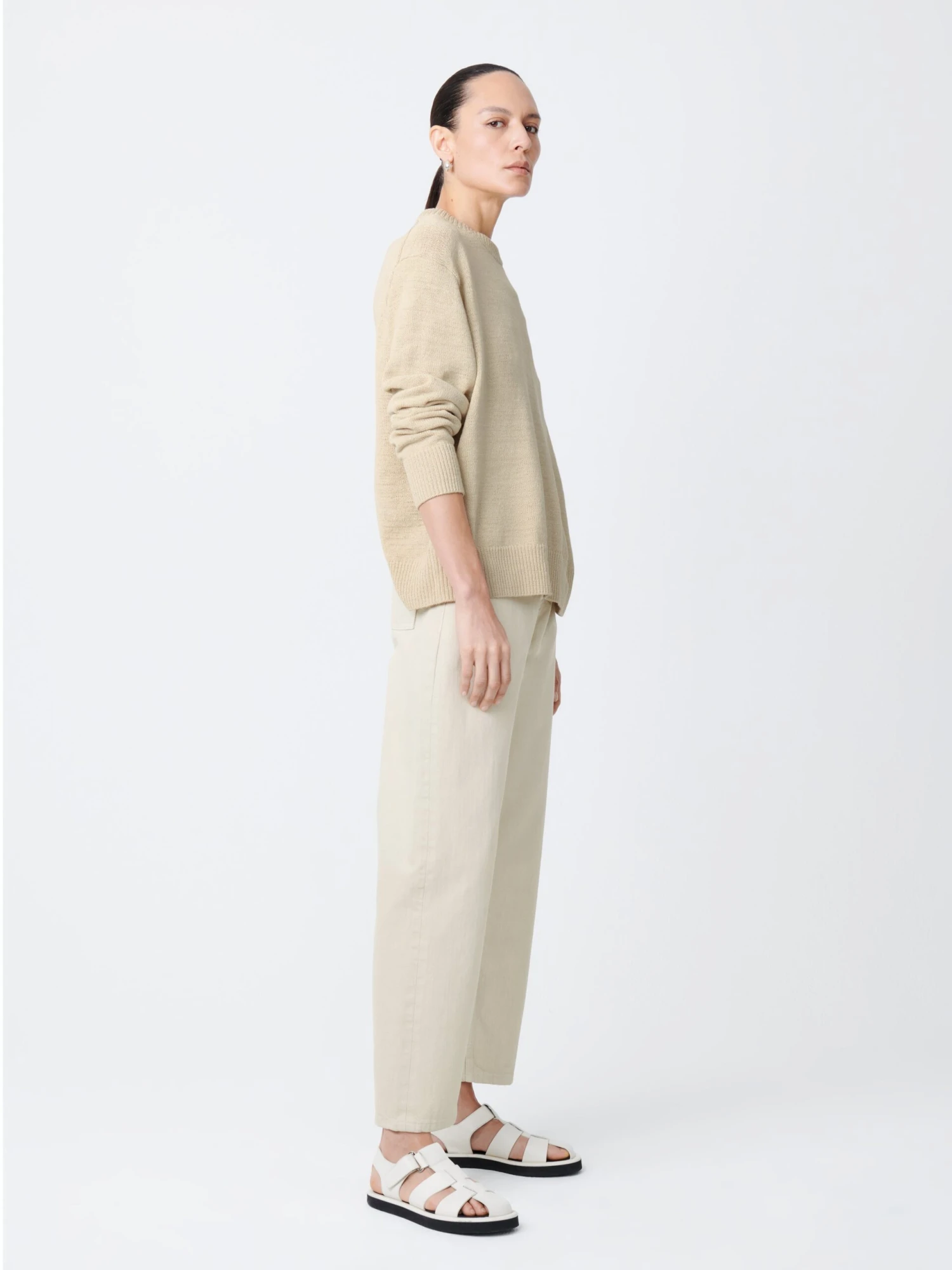 Studio Nicholson Ruthe Denim Pant In Dove 2 Studio Nicholson Ruthe Denim Pant In Dove - Image 2