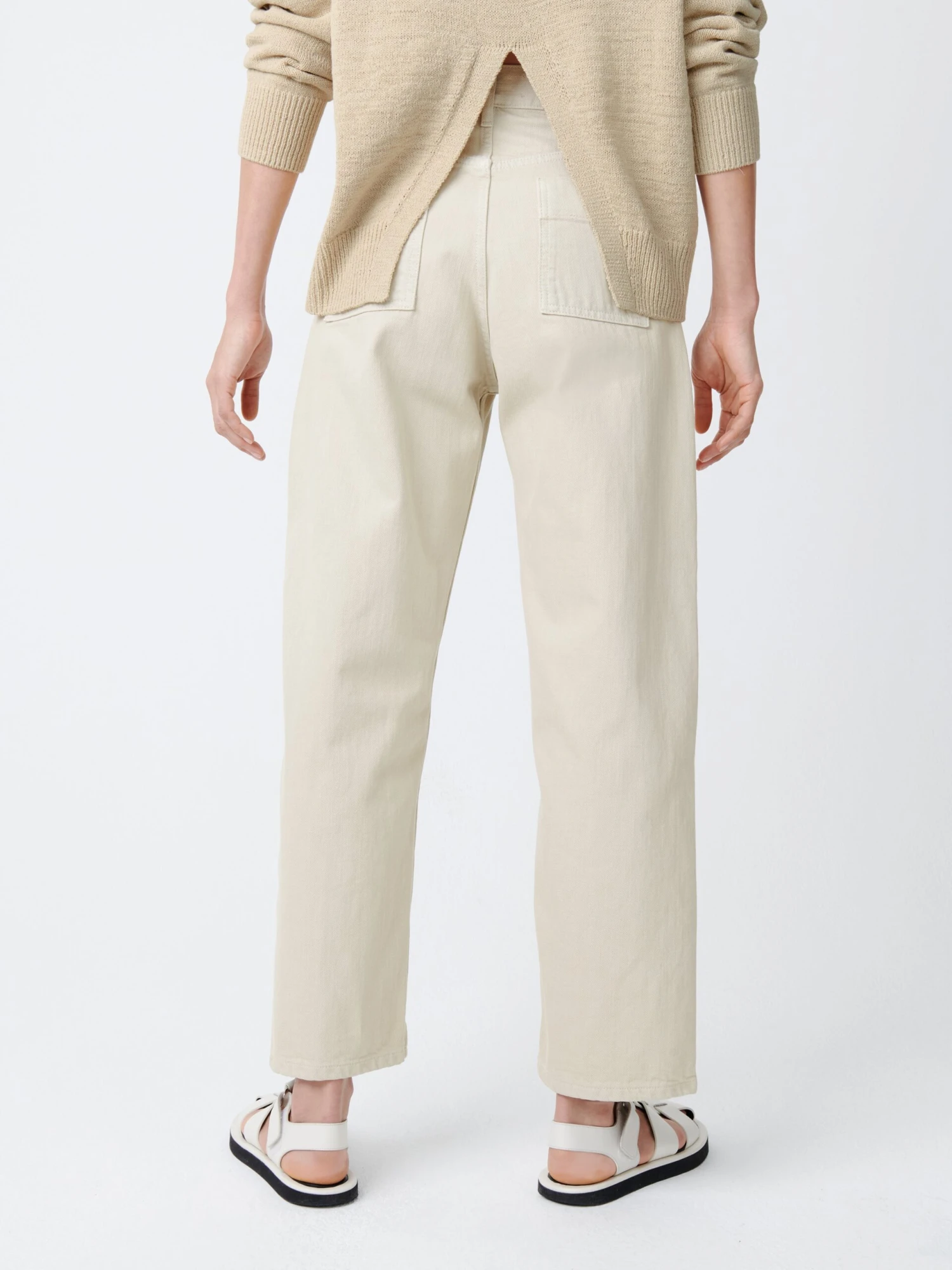 Studio Nicholson Ruthe Denim Pant In Dove 5 Studio Nicholson Ruthe Denim Pant In Dove - Image 5