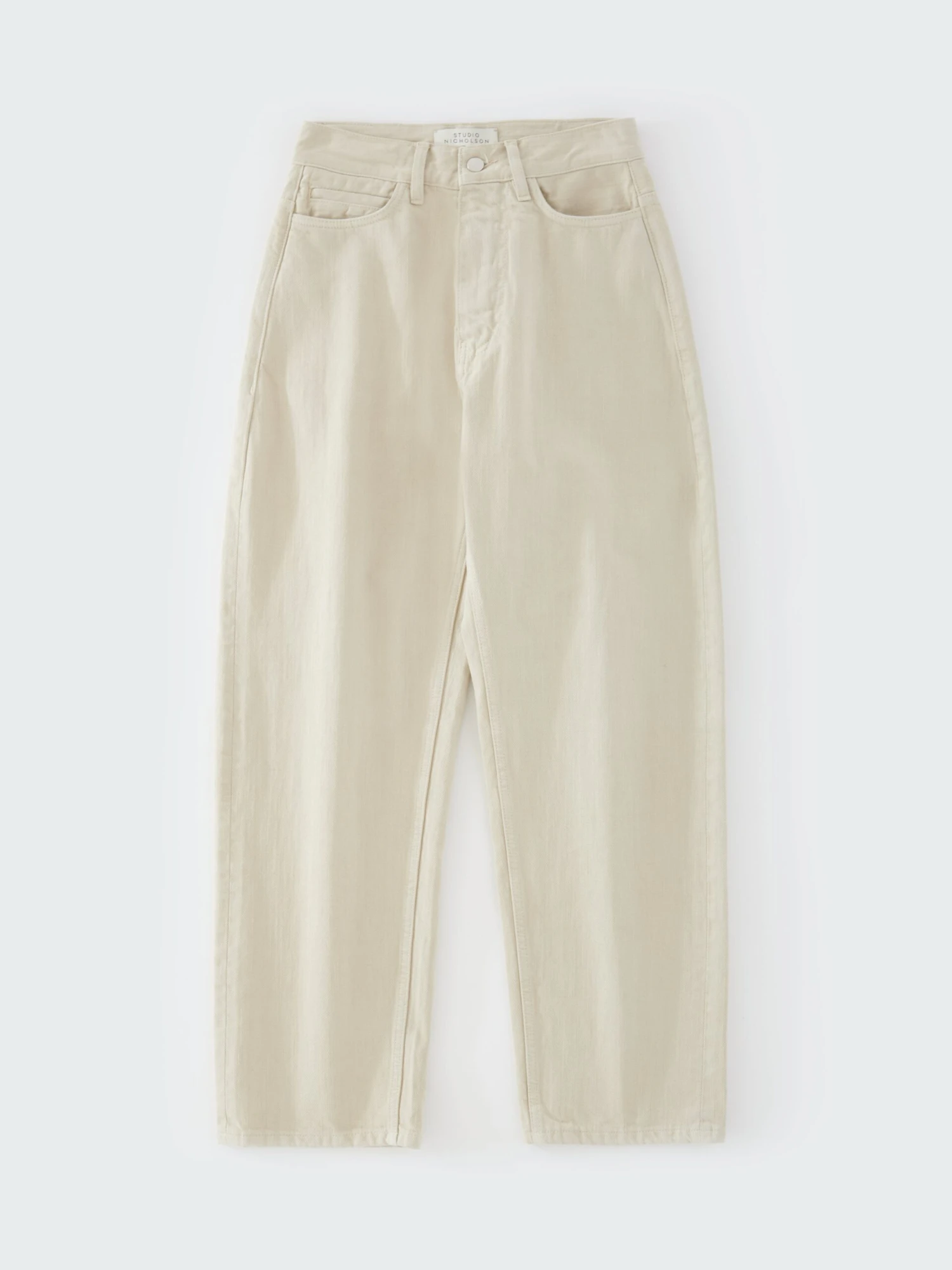 Studio Nicholson Ruthe Denim Pant In Dove 7 Studio Nicholson Ruthe Denim Pant In Dove - Image 7