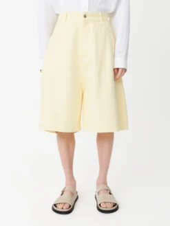 Studio Nicholson Reverse Denim Short In Granita -Studio Nicholson Reverse granita6 scaled