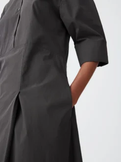 Studio Nicholson Sabo Cotton Dress In Asphalt 11 Studio Nicholson Sabo Cotton Dress In Asphalt -Studio Nicholson SABODRESSASPHALT4 scaled