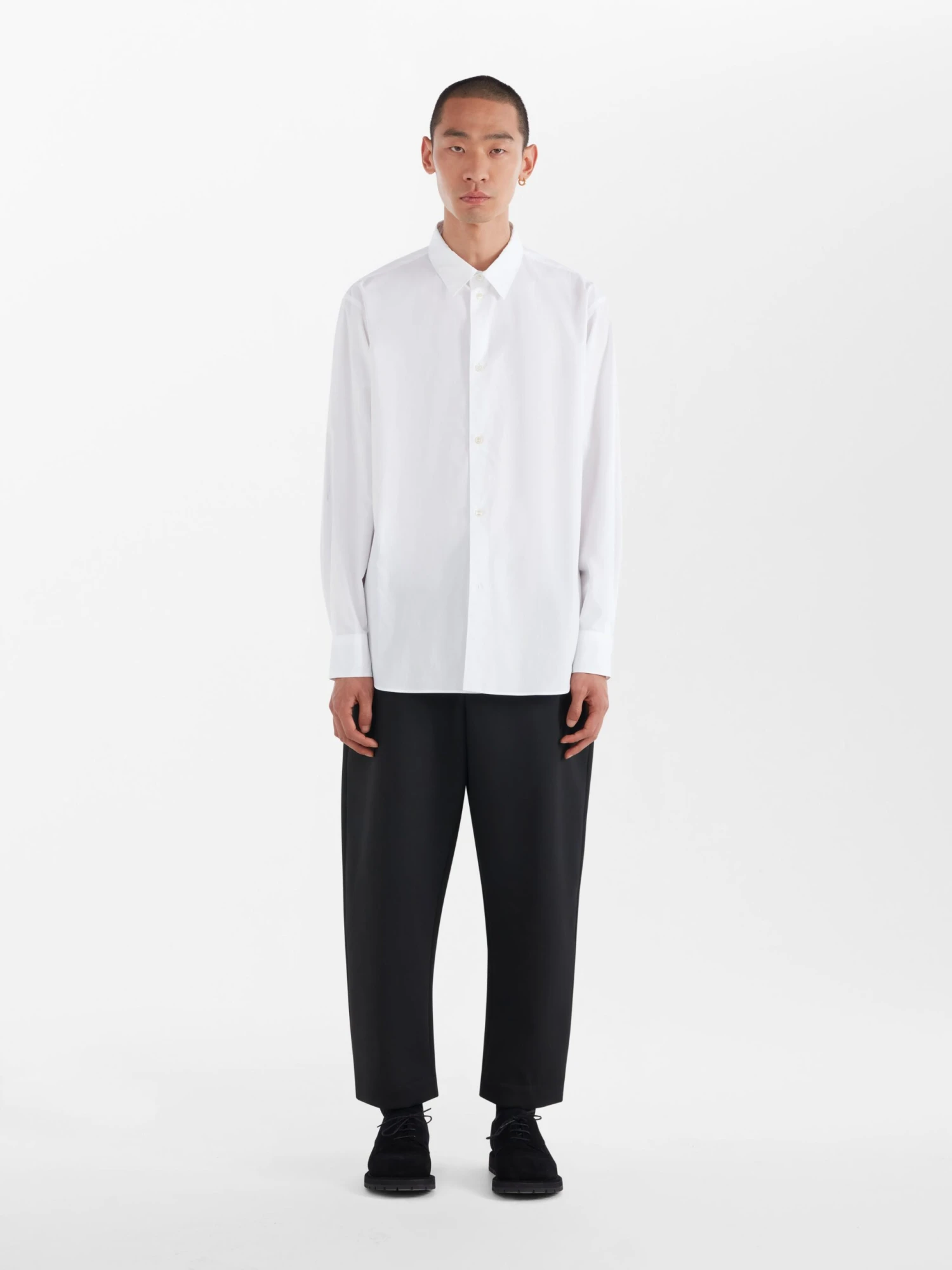 Studio Nicholson Santo Shirt In Optic White 2 Studio Nicholson Santo Shirt In Optic White - Image 2