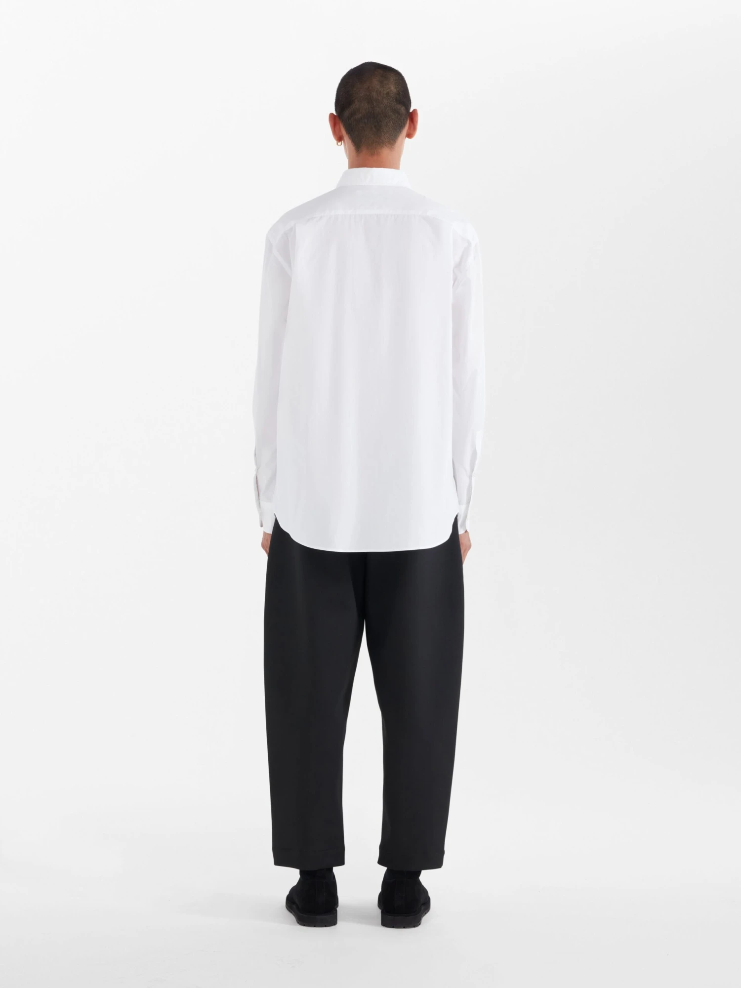 Studio Nicholson Santo Shirt In Optic White 4 Studio Nicholson Santo Shirt In Optic White - Image 4