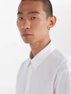 Studio Nicholson Santo Shirt In Optic White 10 Studio Nicholson Santo Shirt In Optic White -Studio Nicholson SANTOSHIRTOPTICWHITE4 scaled