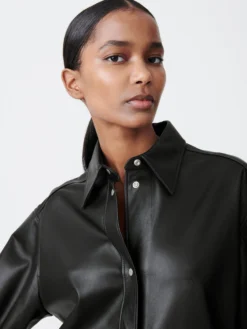 Studio Nicholson Santos Leather Shirt In Black Grape 12 Studio Nicholson Santos Leather Shirt In Black Grape -Studio Nicholson SANTOSSHIRTBLACKGRAPE4 scaled