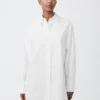 Studio Nicholson Santos Oxford Shirt In Optic White