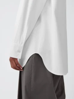 Studio Nicholson Santos Oxford Shirt In Optic White -Studio Nicholson SANTOSSHIRTWHITE6 scaled