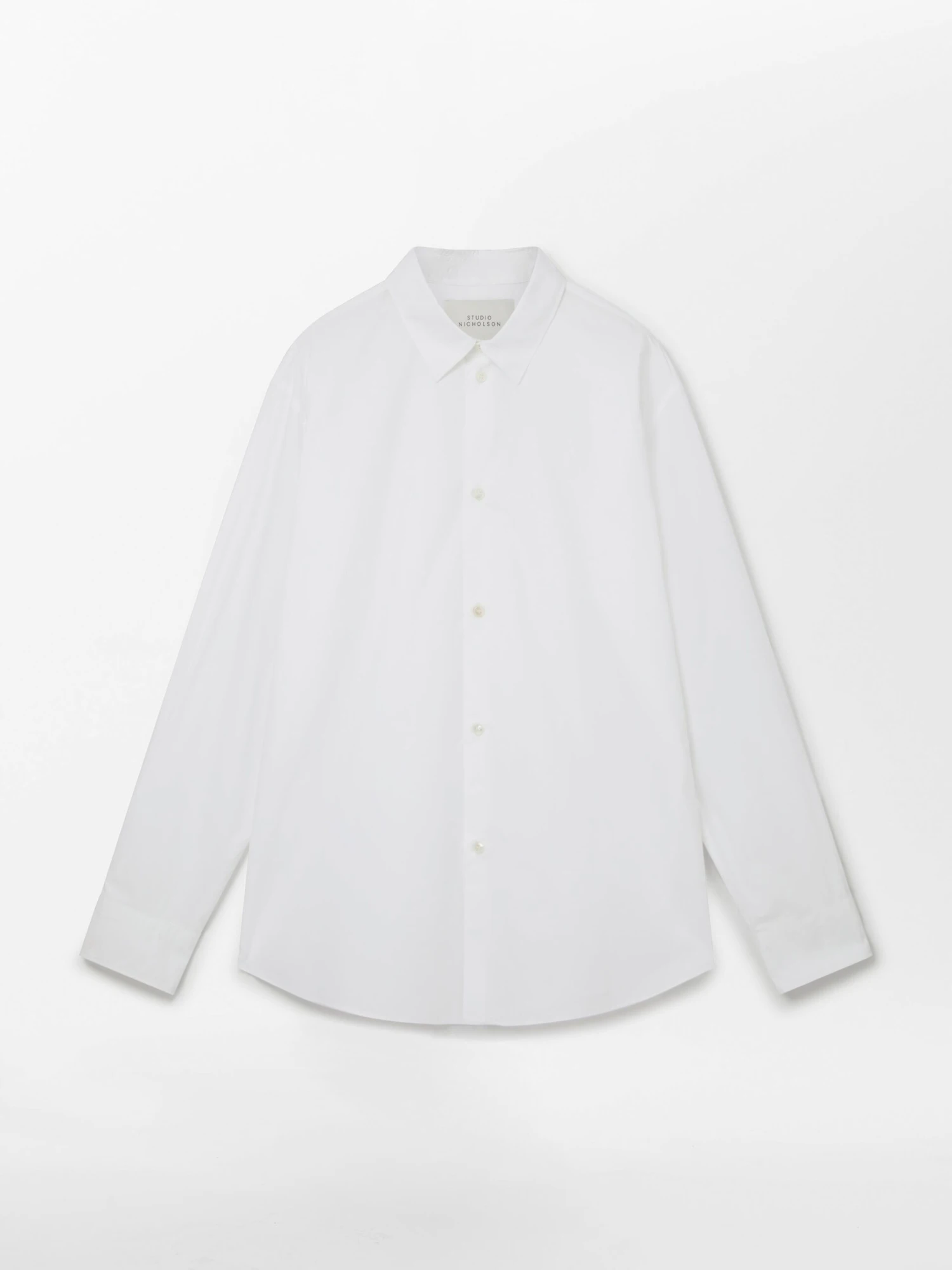 Studio Nicholson Santo Shirt In Optic White 6 Studio Nicholson Santo Shirt In Optic White - Image 6