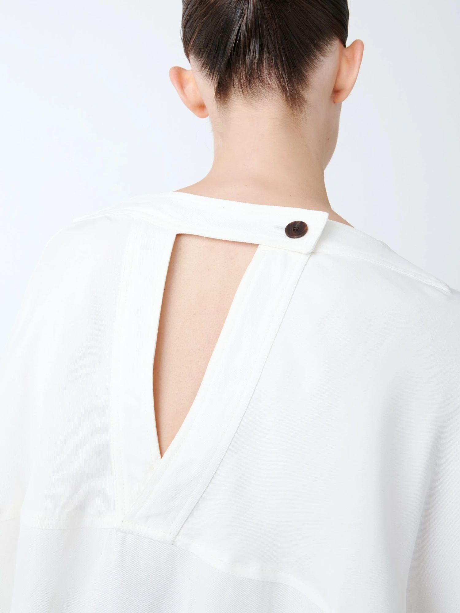 Studio Nicholson Sarr Top In Parchment 4 Studio Nicholson Sarr Top In Parchment - Image 4