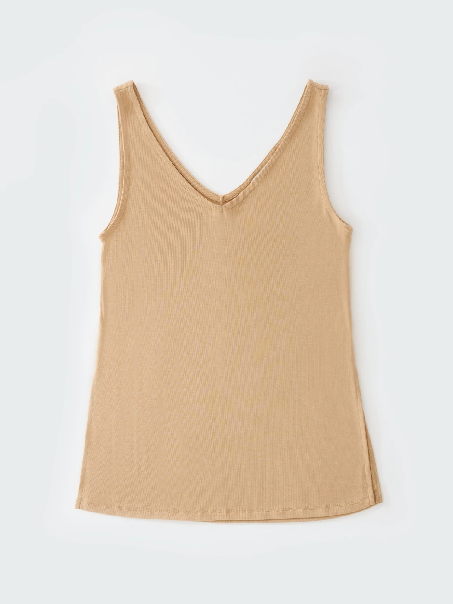 Studio Nicholson Shea Vest In Sand 6 Studio Nicholson Shea Vest In Sand - Image 6