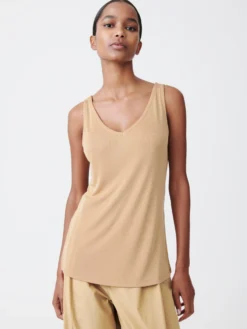 Studio Nicholson Shea Vest In Sand