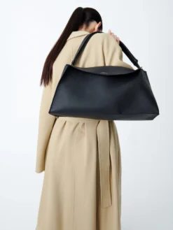 Studio Nicholson Shiboru Leather Bag In Black