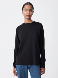 Studio Nicholson Simmons T-Shirt In Darkest Navy