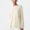 Studio Nicholson Simmons Lyocell T-Shirt In Bamboo