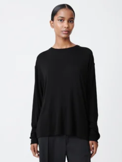 Studio Nicholson Simmons Lyocell T-Shirt In Black