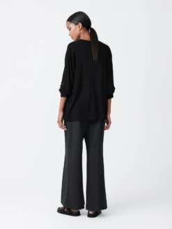 Studio Nicholson Simmons Lyocell T-Shirt In Black 9 Studio Nicholson Simmons Lyocell T-Shirt In Black -Studio Nicholson SIMMONSLYOCELLTEEBLACK3 scaled