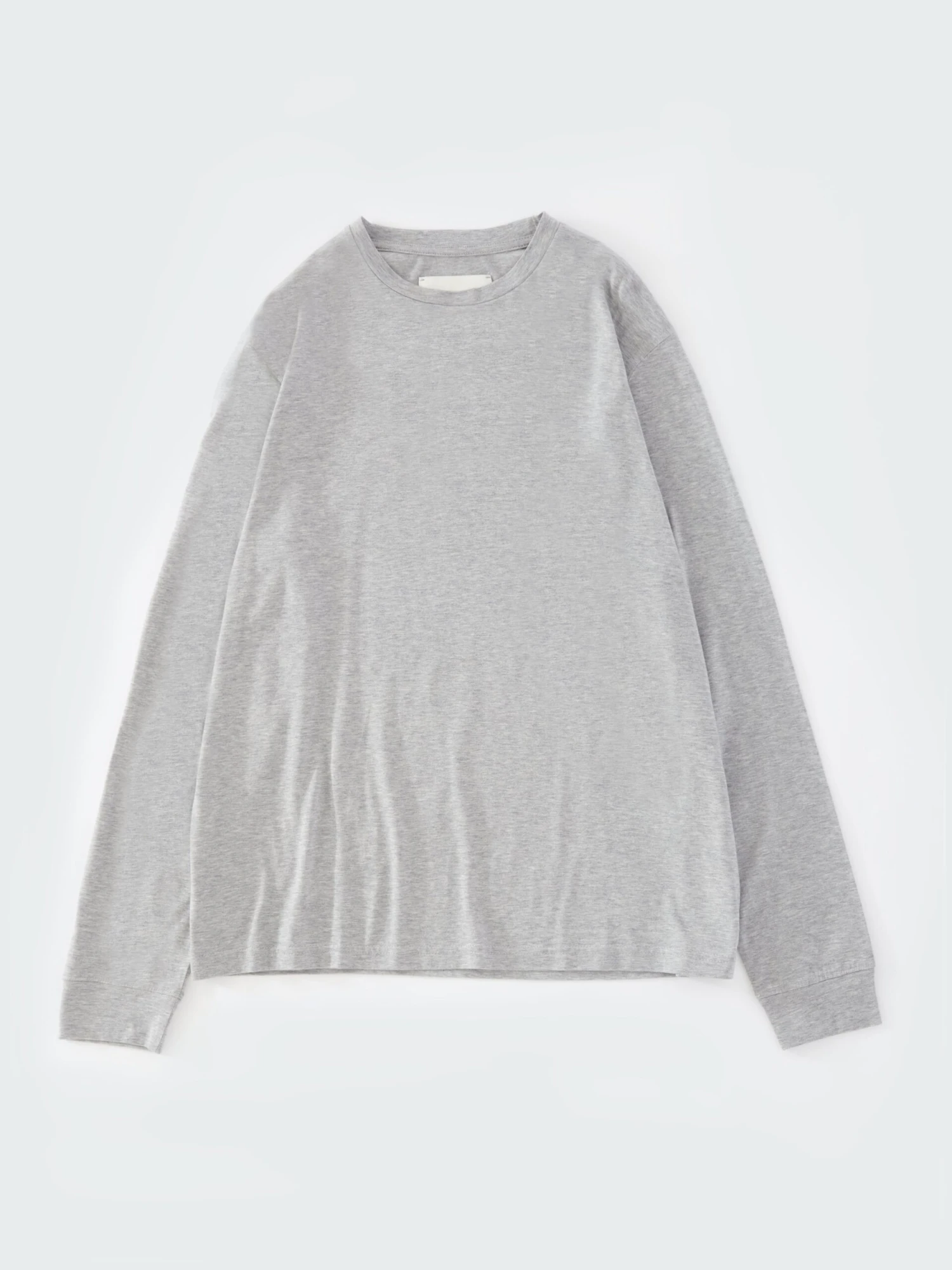 Studio Nicholson Simmons T-Shirt In Grey Marl 6 Studio Nicholson Simmons T-Shirt In Grey Marl - Image 6
