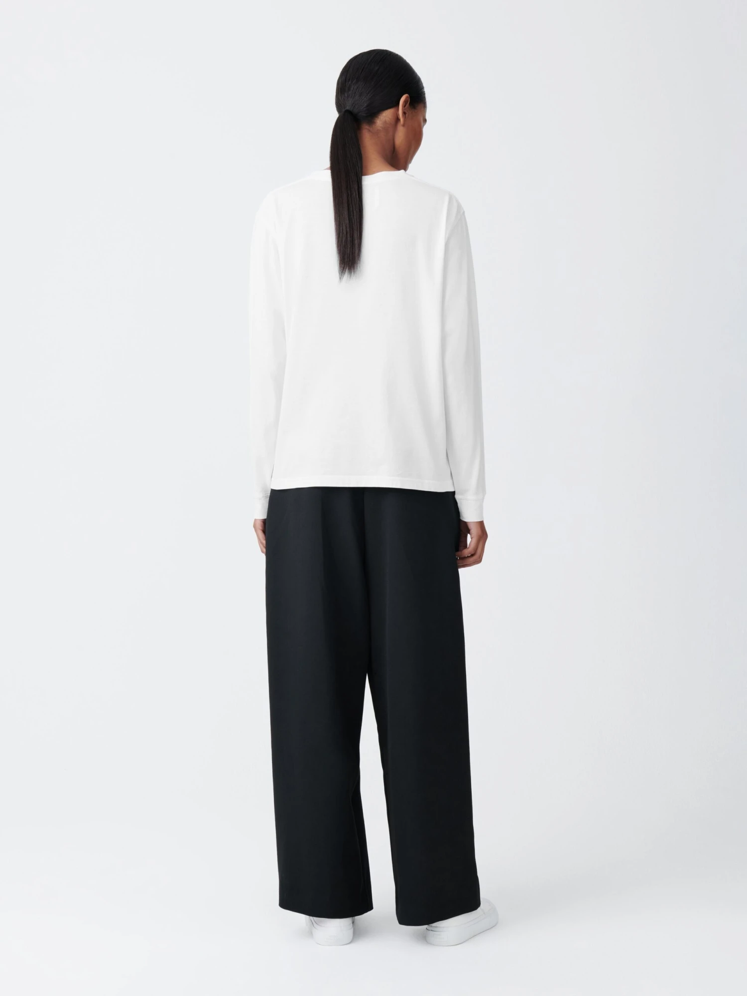 Studio Nicholson Simmons T-Shirt In Optic White 4 Studio Nicholson Simmons T-Shirt In Optic White - Image 4