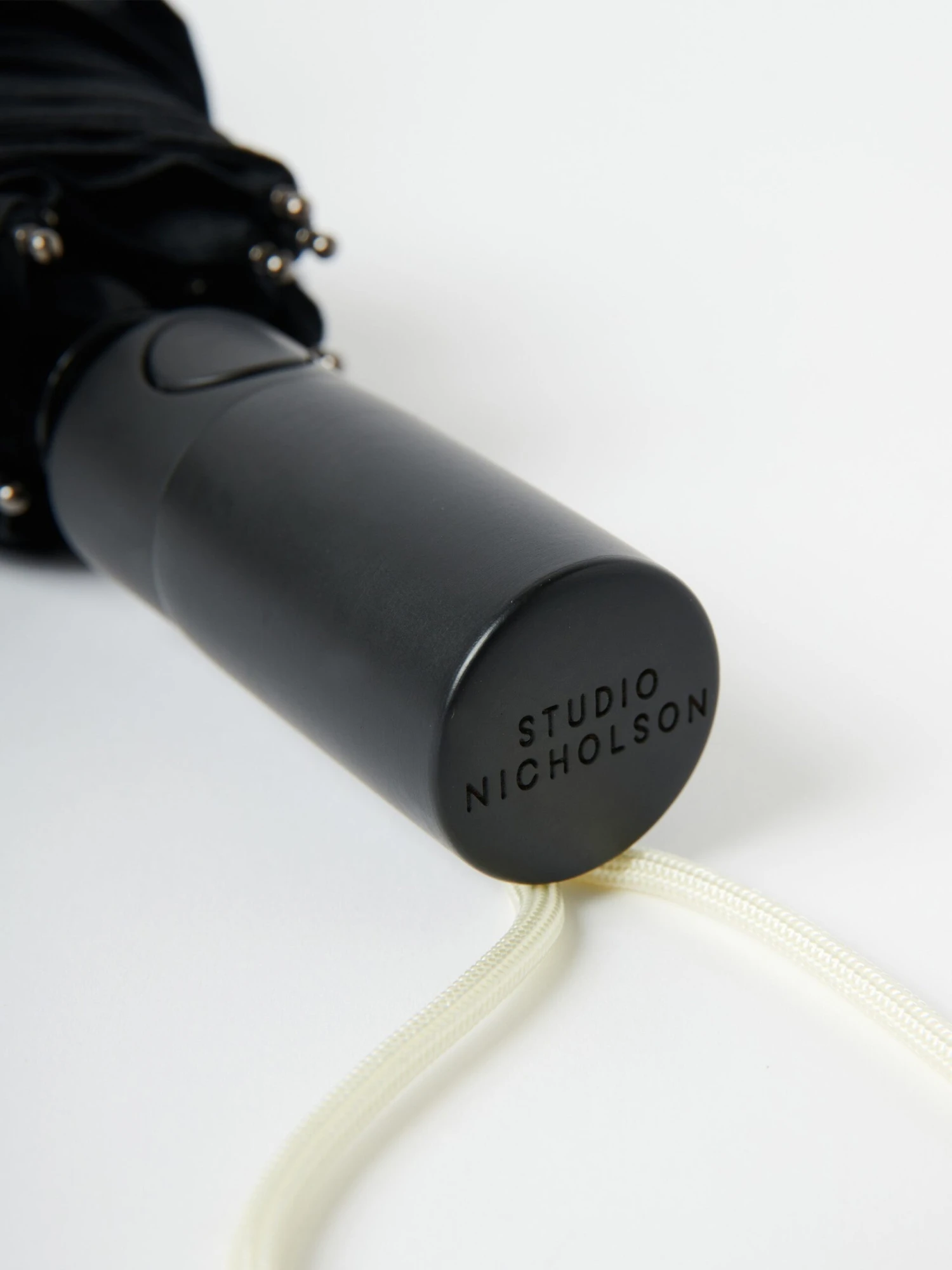 Studio Nicholson SN X London Undercover Umbrella In Black 2 Studio Nicholson SN X London Undercover Umbrella In Black - Image 2
