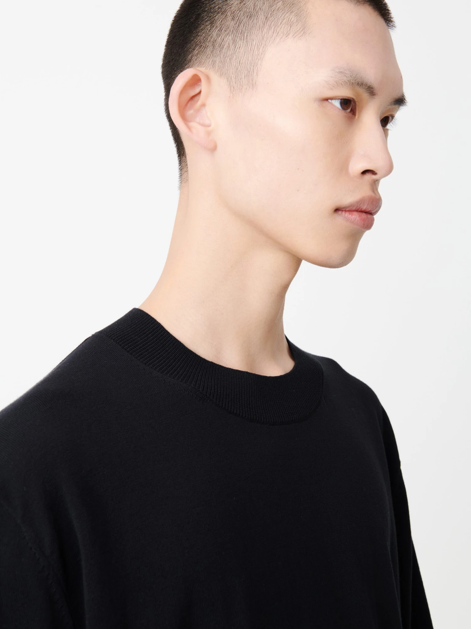 Studio Nicholson Solaris Knit In Darkest Navy 5 Studio Nicholson Solaris Knit In Darkest Navy - Image 5