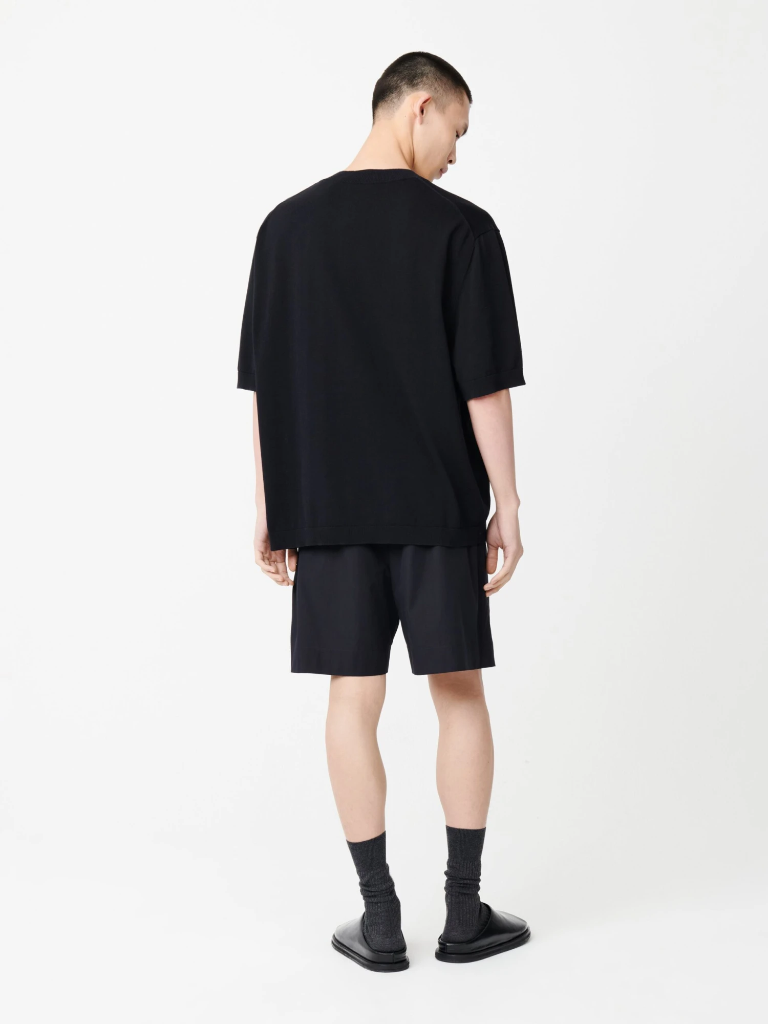 Studio Nicholson Solaris Knit In Darkest Navy 3 Studio Nicholson Solaris Knit In Darkest Navy - Image 3