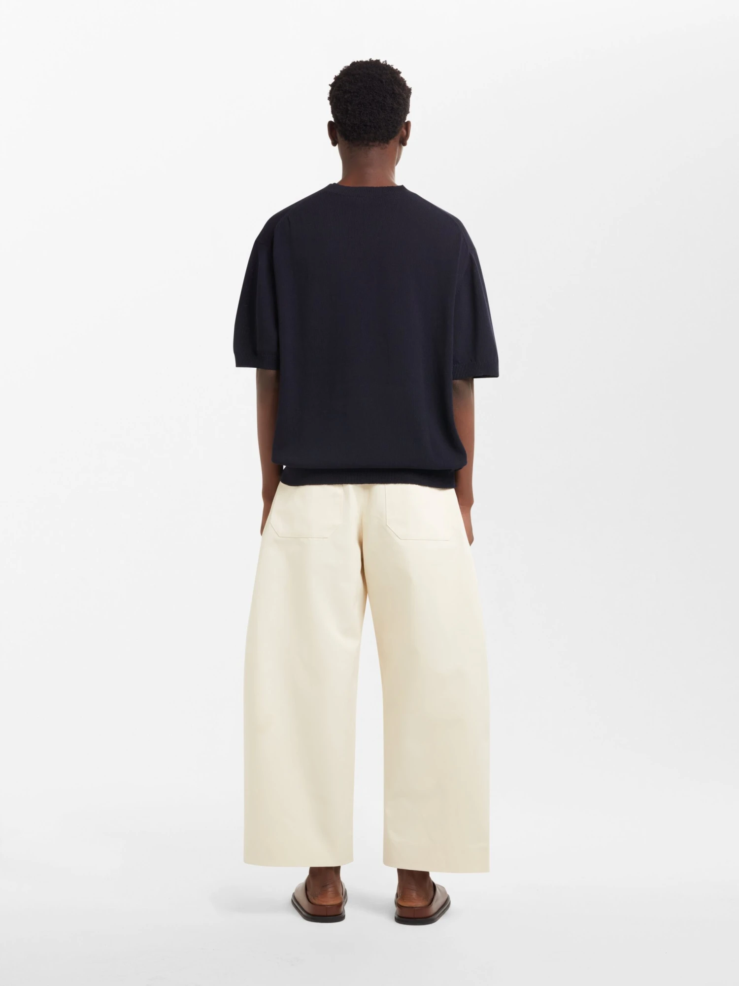 Studio Nicholson Sonar Knit In Darkest Navy 3 Studio Nicholson Sonar Knit In Darkest Navy - Image 3