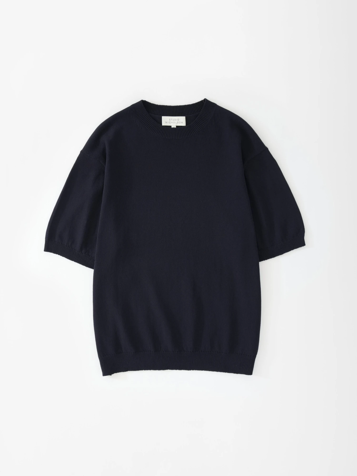 Studio Nicholson Sonar Knit In Darkest Navy 6 Studio Nicholson Sonar Knit In Darkest Navy - Image 6