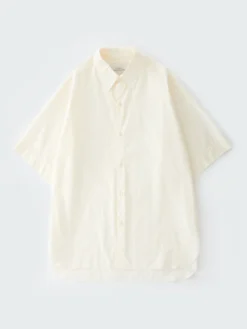 Studio Nicholson Sorono Shirt In Parchment 8 Studio Nicholson Sorono Shirt In Parchment -Studio Nicholson SORONOSNM 883MATTECOTTONPOPLINPARCHMENT 0133 scaled