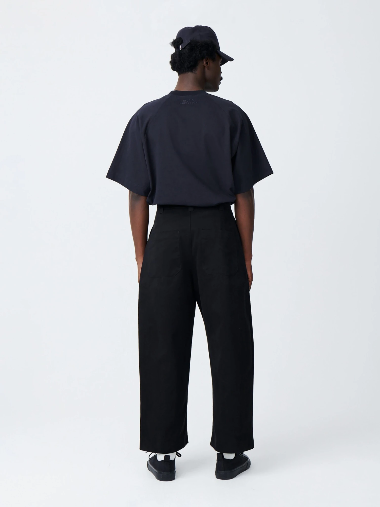 Studio Nicholson Sorte Pant In Black 3 Studio Nicholson Sorte Pant In Black - Image 3