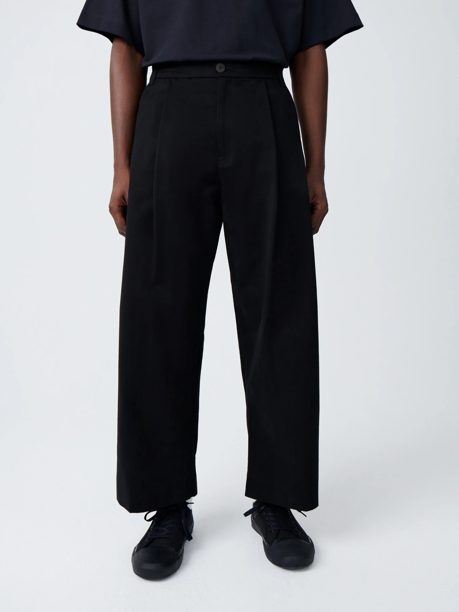 Studio Nicholson Sorte Pant In Black 4 Studio Nicholson Sorte Pant In Black - Image 4