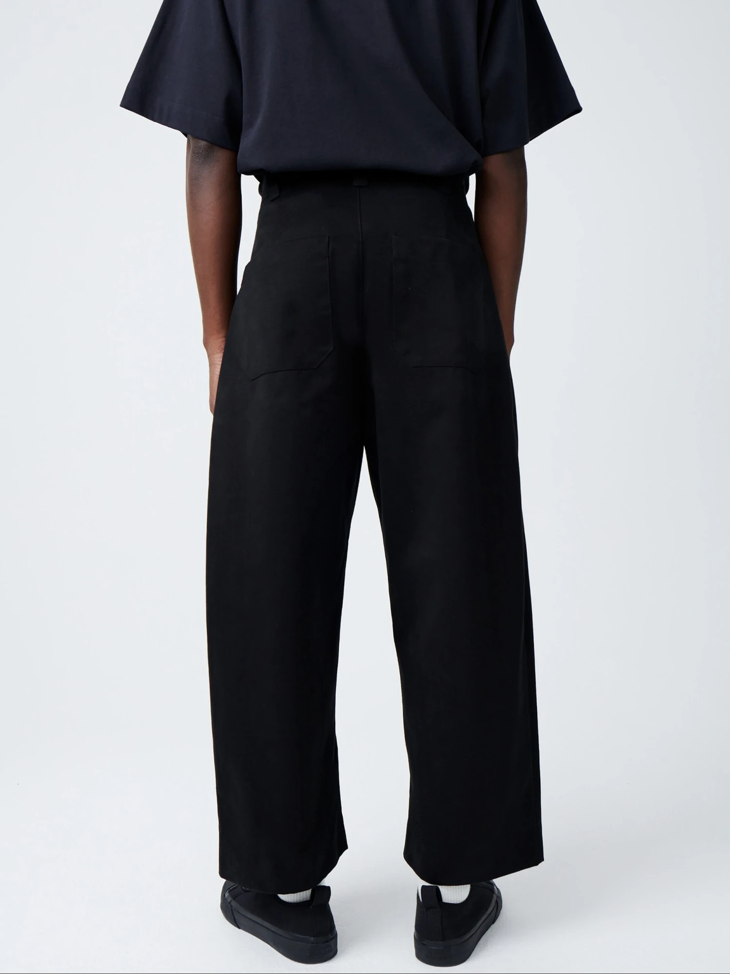 Studio Nicholson Sorte Pant In Black 5 Studio Nicholson Sorte Pant In Black - Image 5