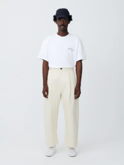 Studio Nicholson Sorte Pant In Cream