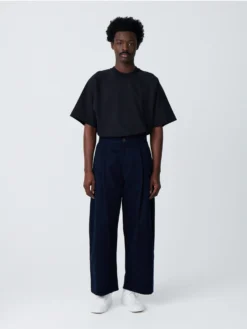 Studio Nicholson Sorte Pant In Dark Navy