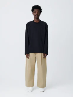 Studio Nicholson Sorte Pant In Tan