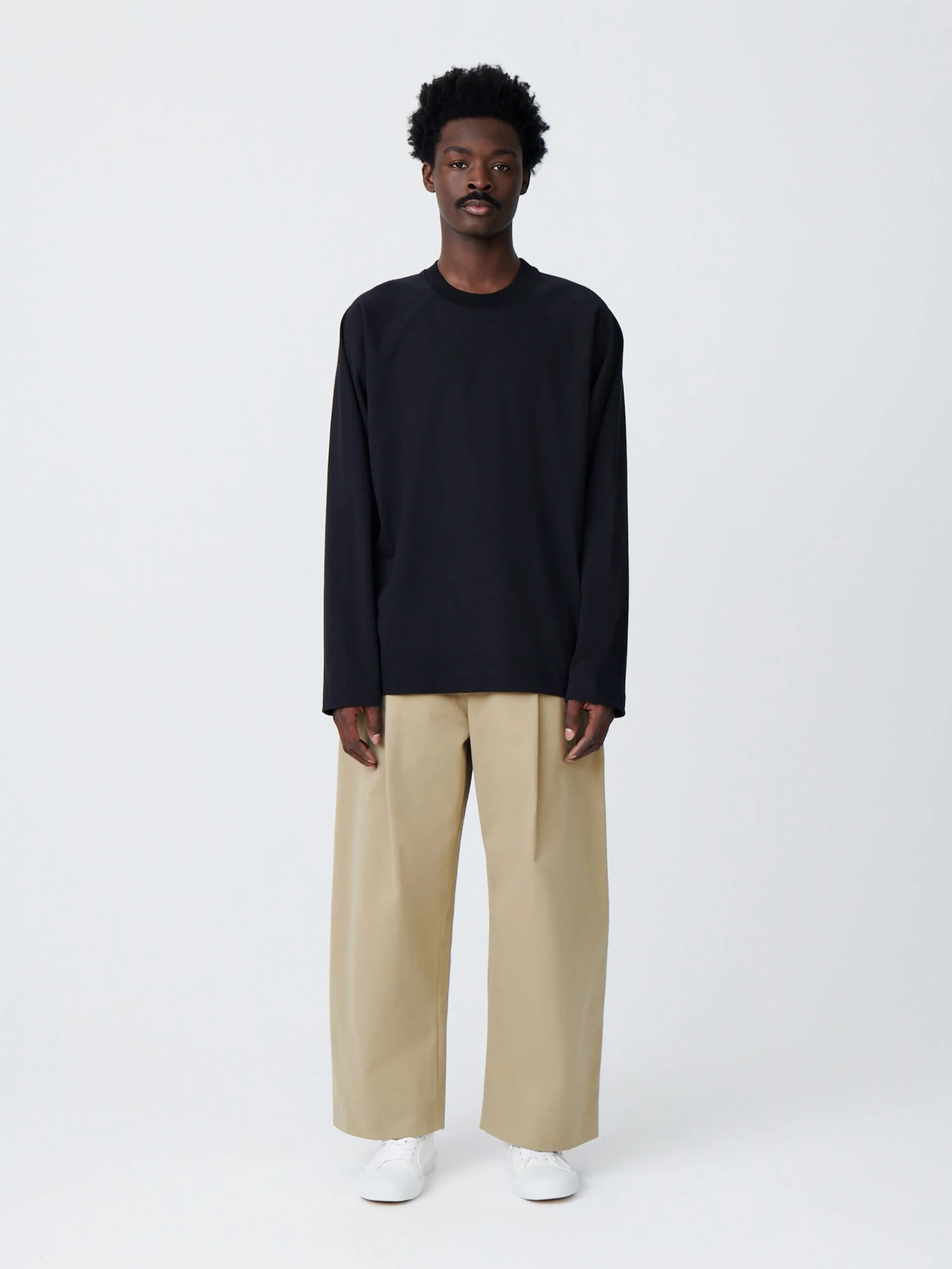 Studio Nicholson Sorte Pant In Tan 1 Studio Nicholson Sorte Pant In Tan