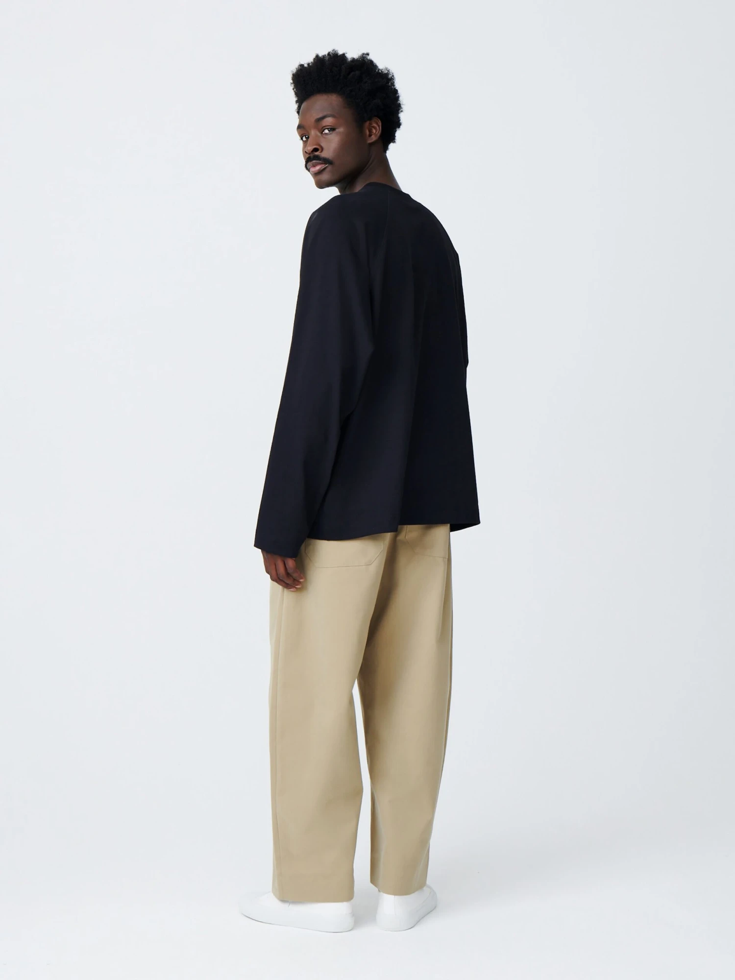 Studio Nicholson Sorte Pant In Tan 3 Studio Nicholson Sorte Pant In Tan - Image 3