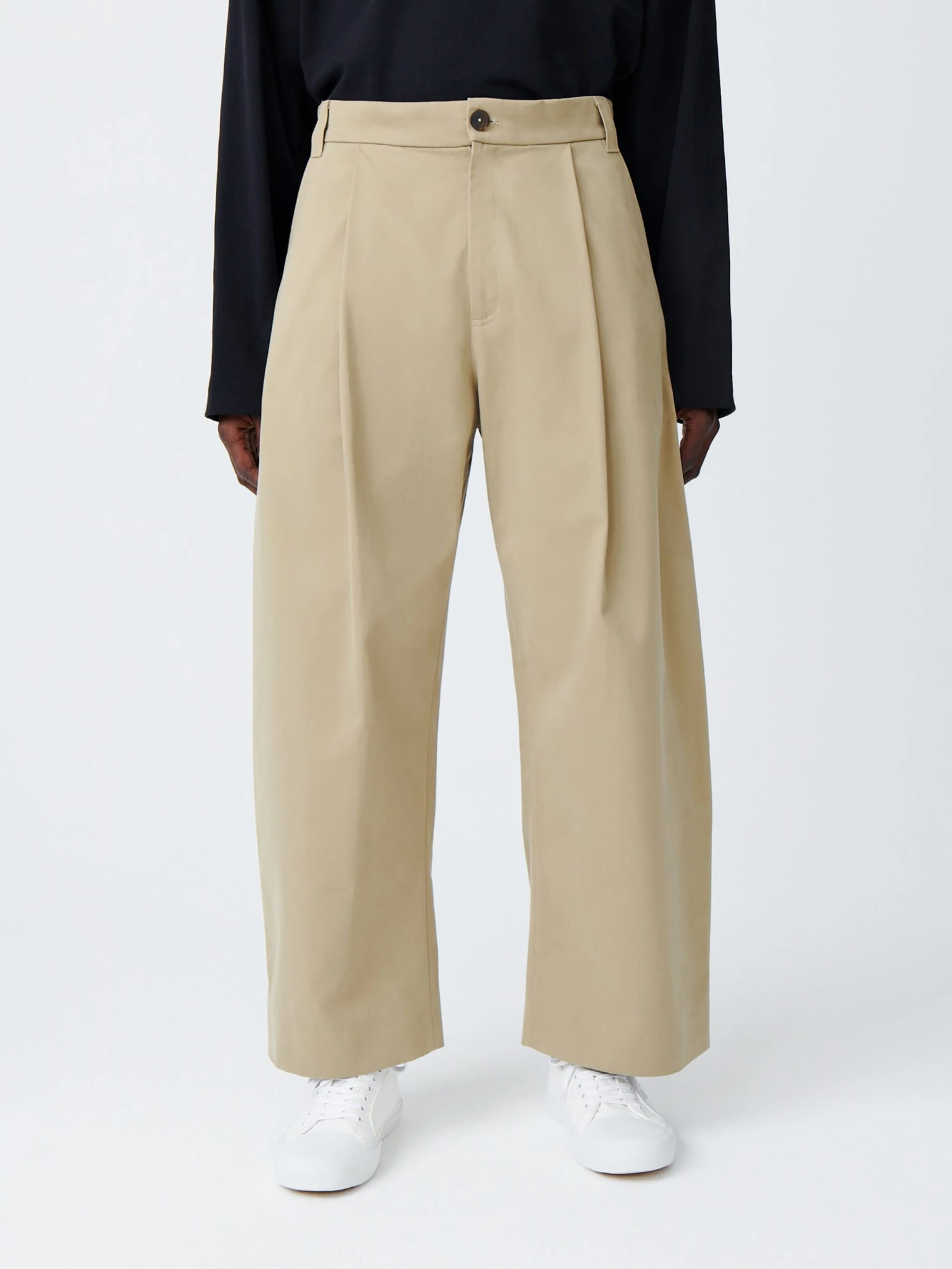 Studio Nicholson Sorte Pant In Tan 4 Studio Nicholson Sorte Pant In Tan - Image 4