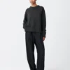Studio Nicholson Sperro Wool Pant In Darkest Navy