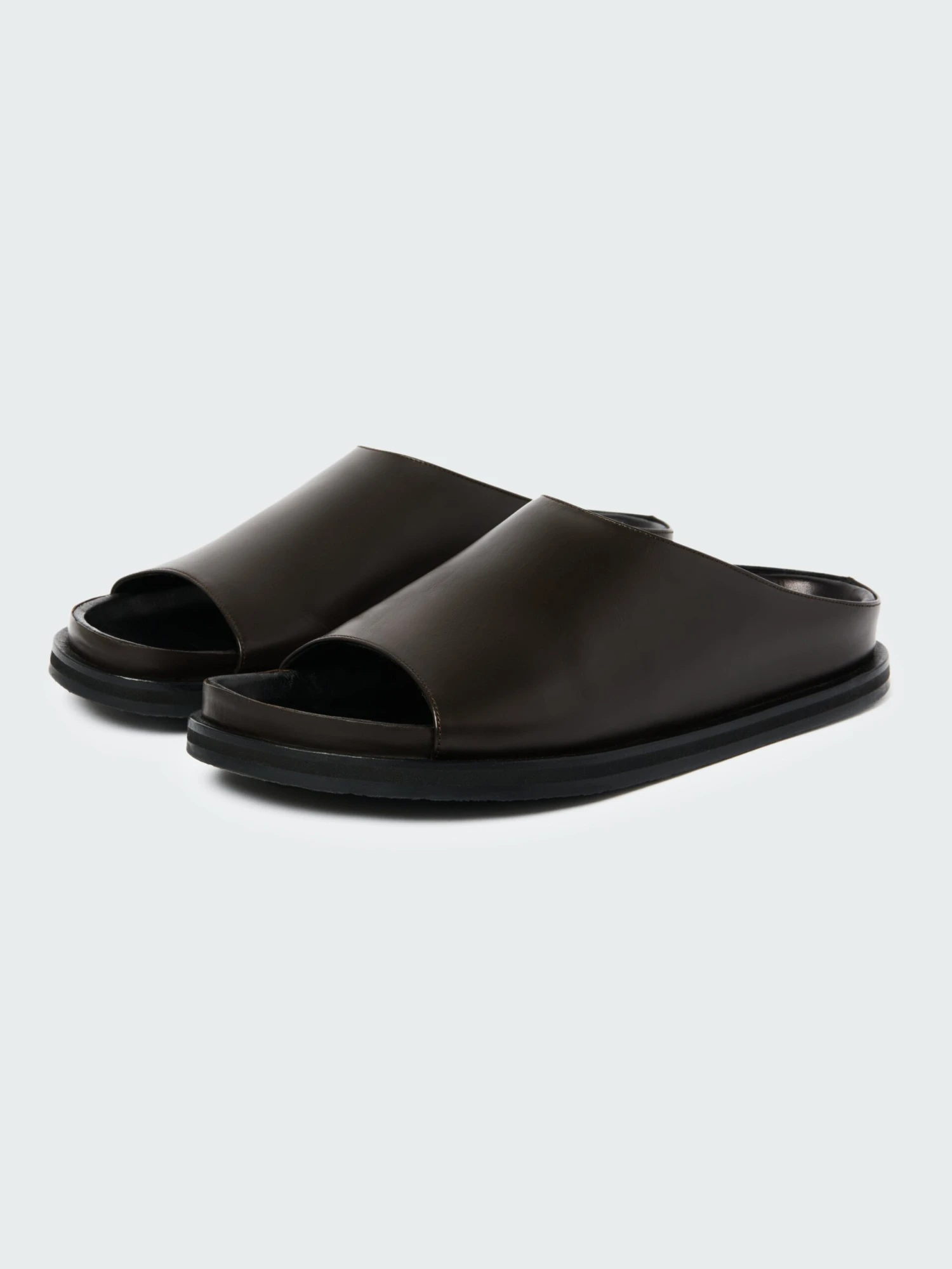 Studio Nicholson Men's Spring Sandal In Cafe 1 Studio Nicholson Men's Spring Sandal In Cafe