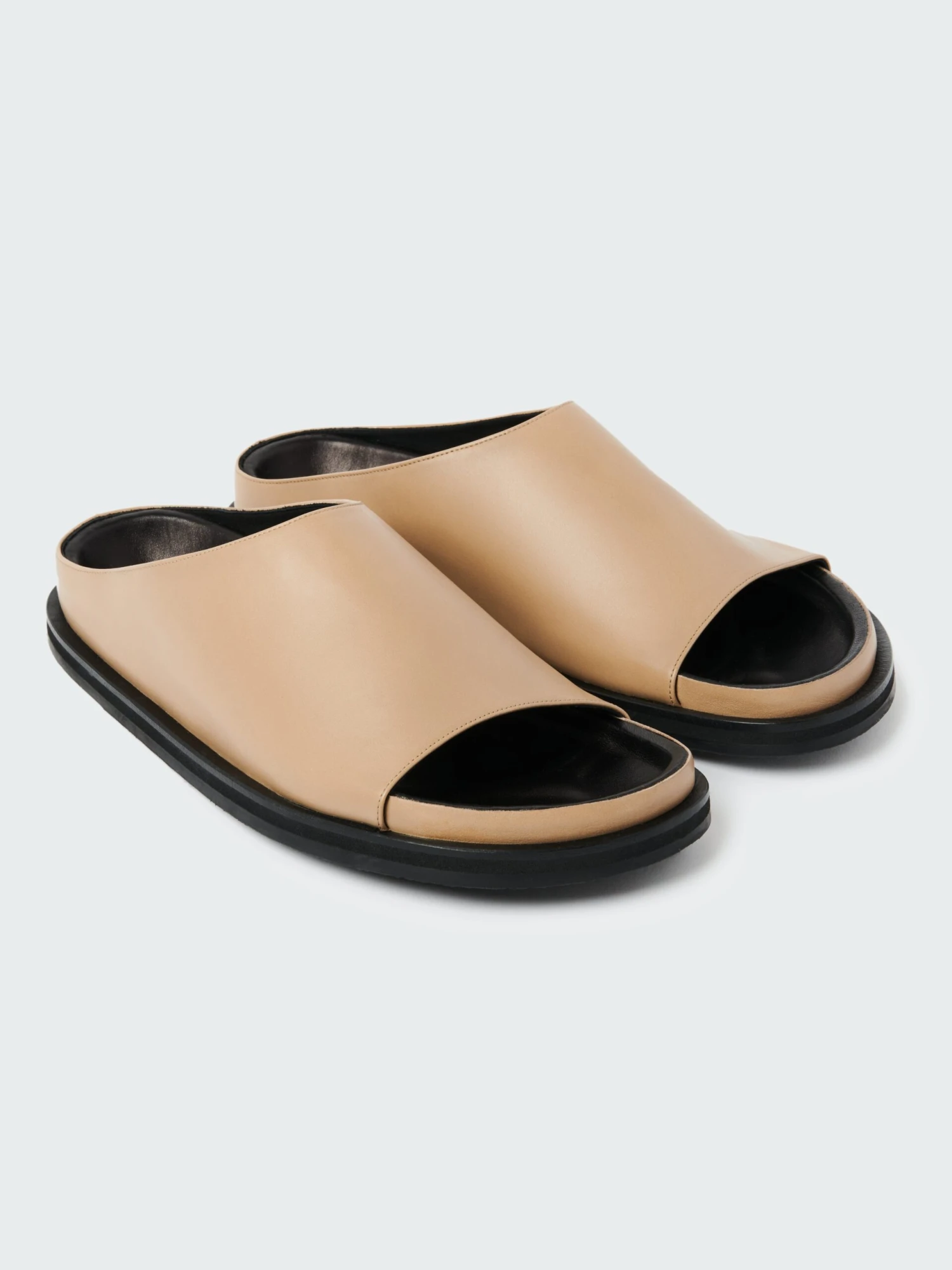 Studio Nicholson Men's Spring Sandal In Oat 4 Studio Nicholson Men's Spring Sandal In Oat - Image 4