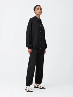 Studio Nicholson Sprung Jacket In Black -Studio Nicholson SPRUNGJACKETBLACK2 scaled