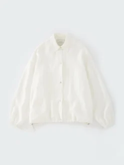 Studio Nicholson Sprung Jacket In Parchment -Studio Nicholson SPRUNGSNW 1397VISCOSELINENSLUBPARCHMENT 0277 FS scaled