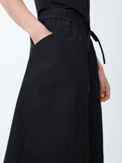 Studio Nicholson Steel Short In Black 13 Studio Nicholson Steel Short In Black -Studio Nicholson STEELSNM 1188JapaneseCottonShortsinBlack1 scaled