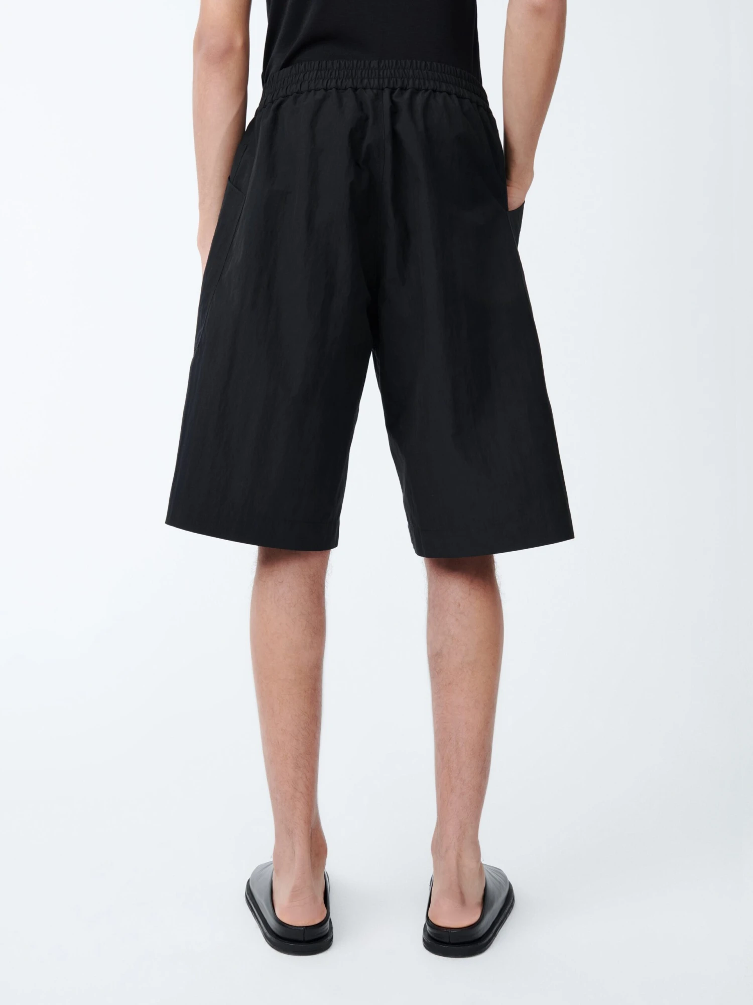 Studio Nicholson Steel Short In Black 7 Studio Nicholson Steel Short In Black - Image 7