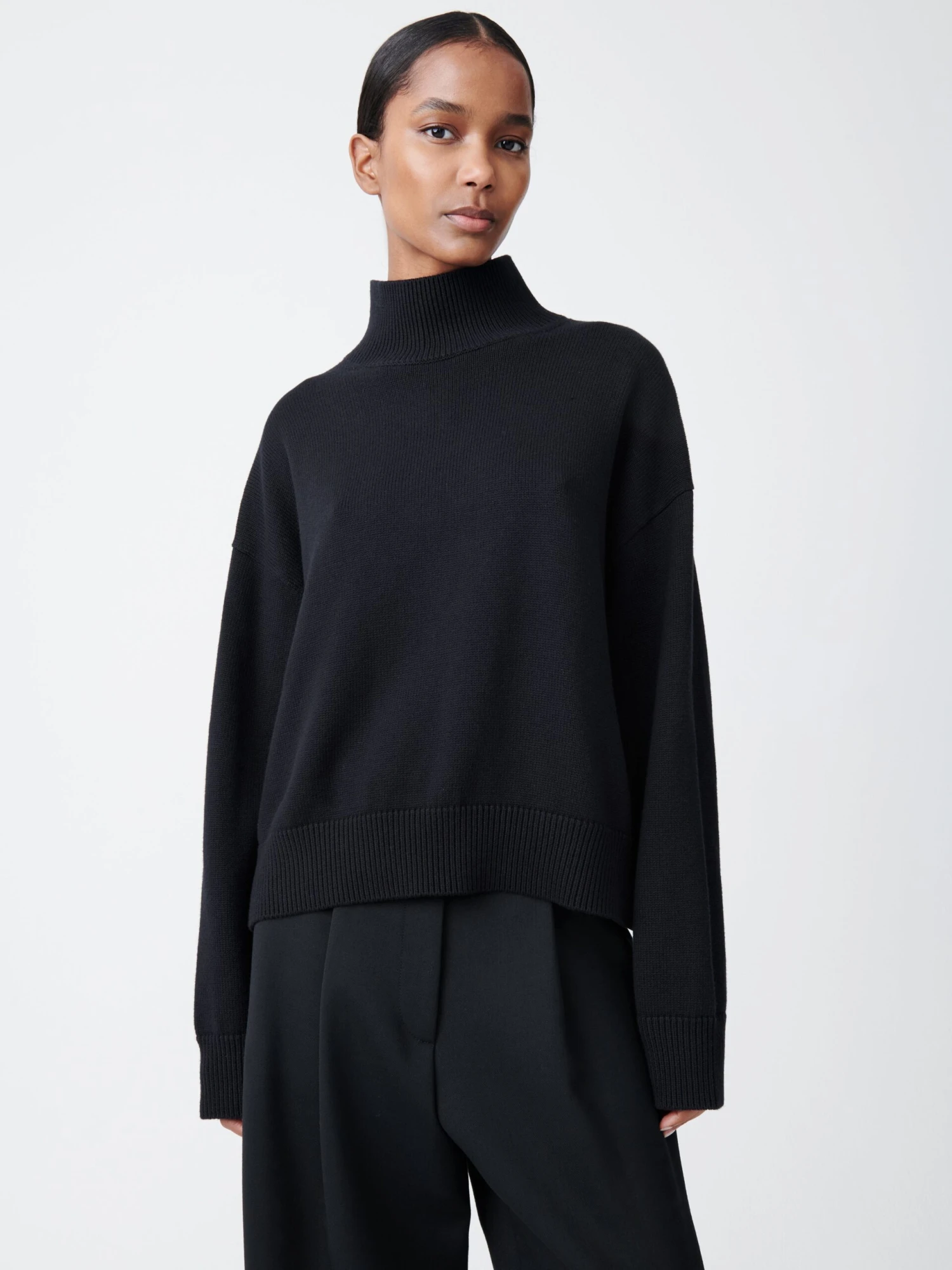 Studio Nicholson Suda Knit In Dark Navy 1 Studio Nicholson Suda Knit In Dark Navy