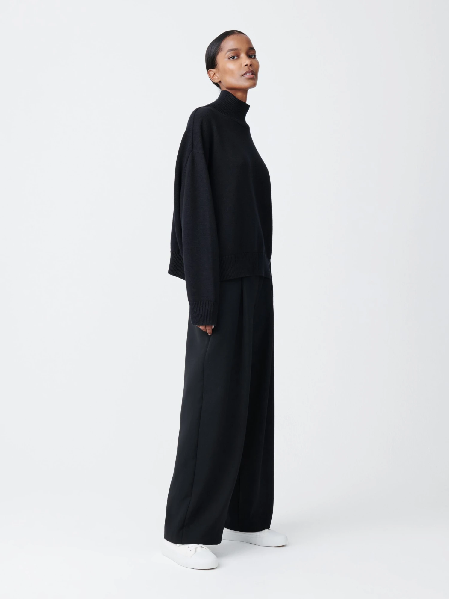 Studio Nicholson Suda Knit In Dark Navy 3 Studio Nicholson Suda Knit In Dark Navy - Image 3