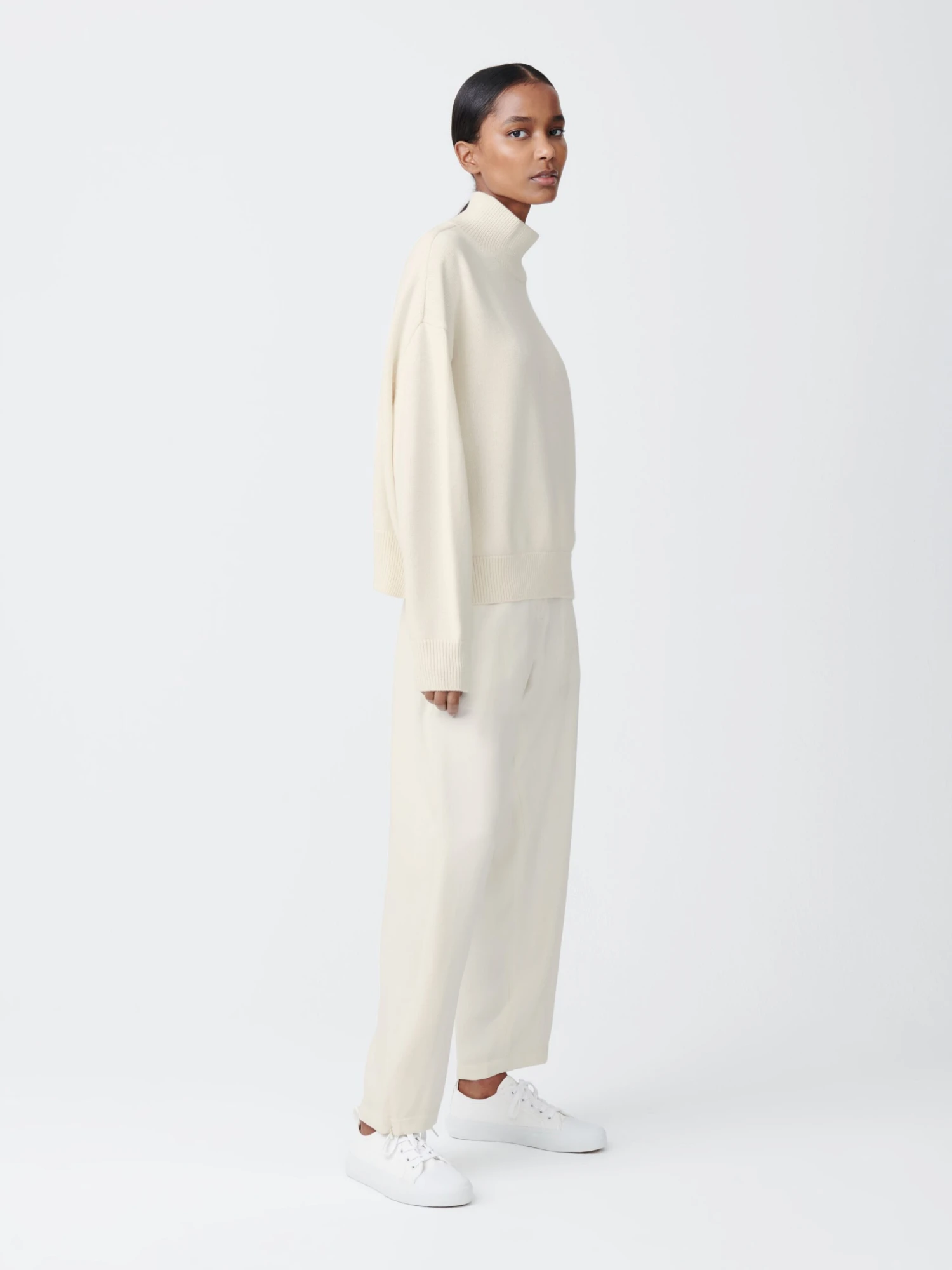 Studio Nicholson Suda Knit In Parchment 3 Studio Nicholson Suda Knit In Parchment - Image 3