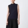 Studio Nicholson Sumire Top In Darkest Navy